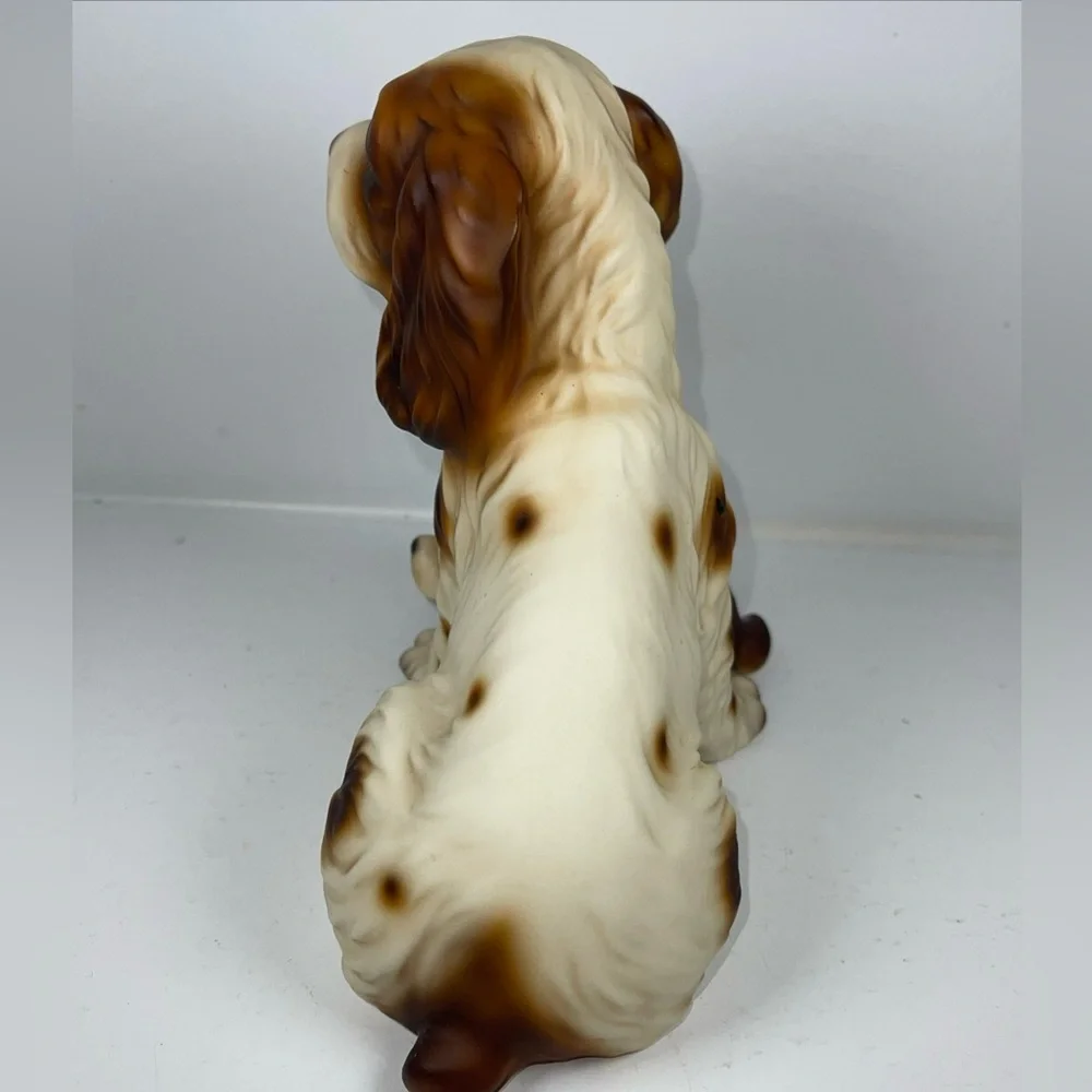 Harvey Knox Vintage rare all ceramic springer spaniel‎ dogs figurine-mid century